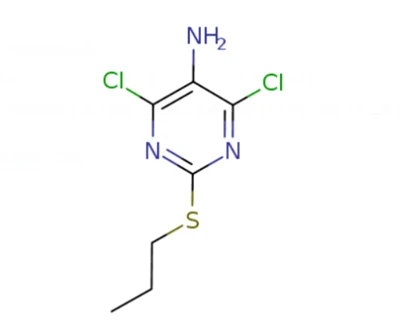 4,6-dicloro-2-propiltiopirimidină-5-amină (CAS: 145783-15-9)